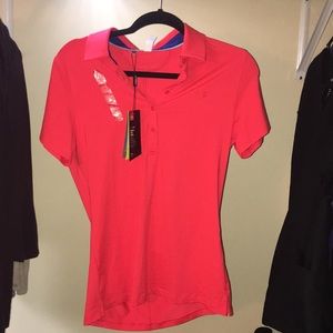 NWT womens under armour golf shirt